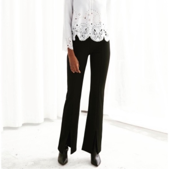 & Other Stores pants with front slits - Picture 2 of 7
